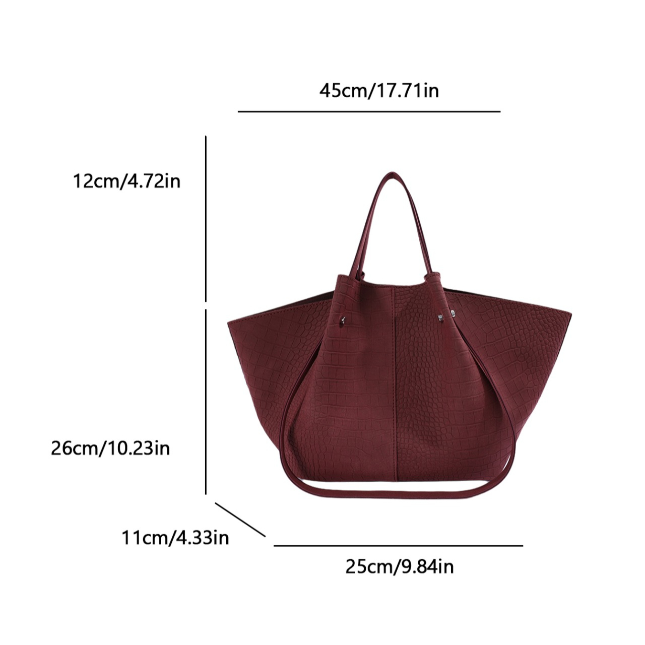 Luxury Crocodile-Embossed Leat - Luxury Bags Tote review and price