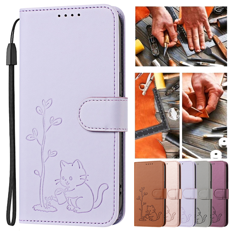 Cats & Trees Pattern Leather P - Luxury Bags Kl review and price