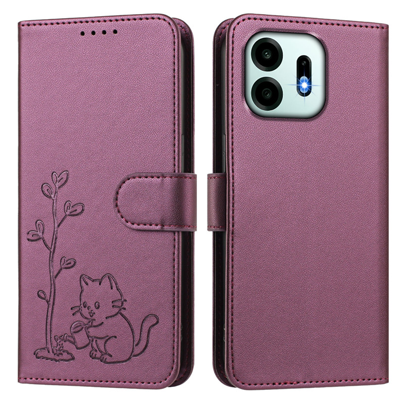 Cats & Trees Pattern Leather P - Luxury Bags Kl review and price